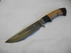 Нож Алтай-1 из дамасской стали.